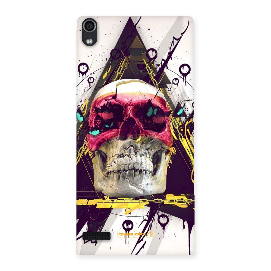 Abstract Skull Back Case for Ascend P6