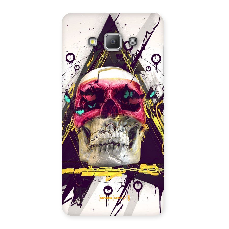 Abstract Skull Back Case for Galaxy A7