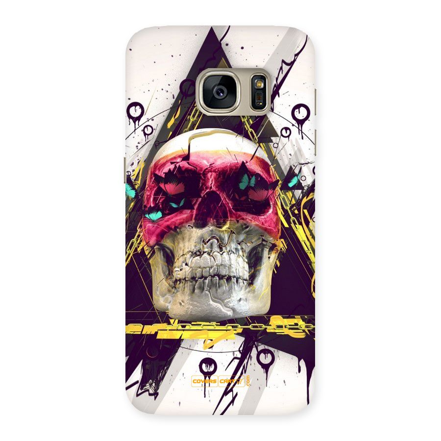 Abstract Skull Back Case for Galaxy S7