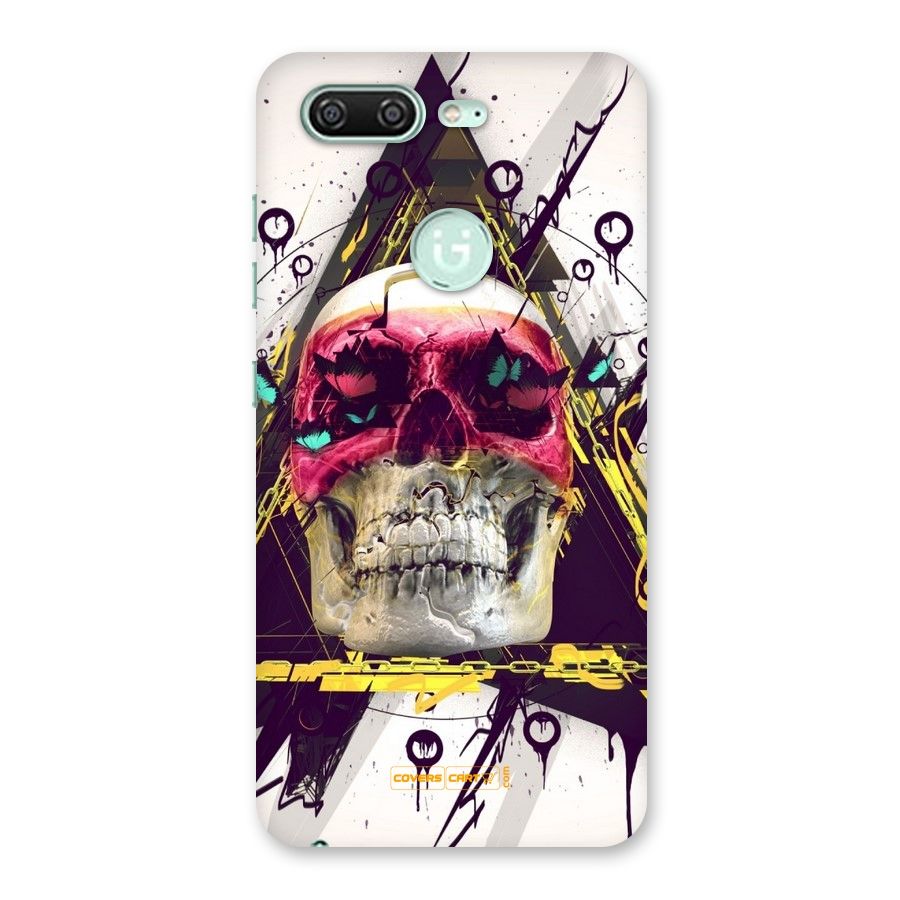 Abstract Skull Back Case for Gionee S10