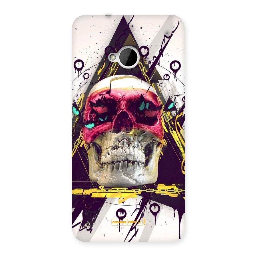 Abstract Skull Back Case for HTC One M7