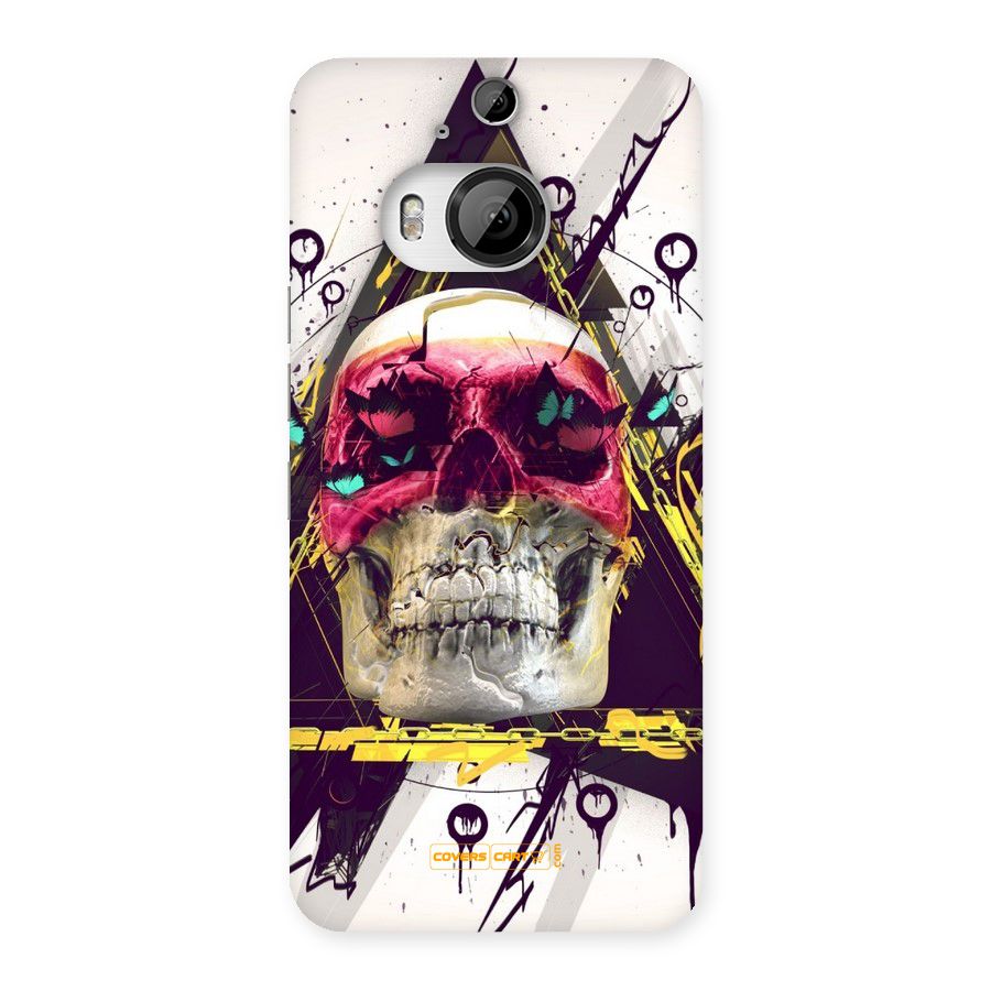 Abstract Skull Back Case for HTC One M9 Plus