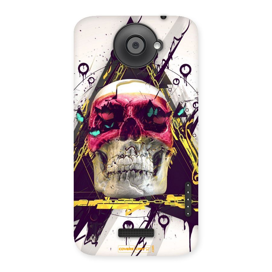 Abstract Skull Back Case for HTC One X