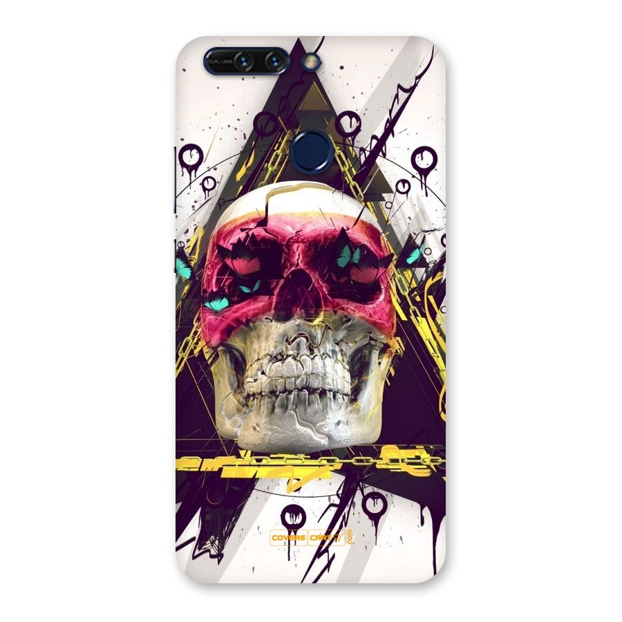 Abstract Skull Back Case for Honor 8 Pro
