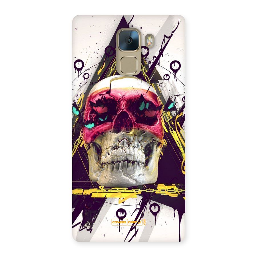 Abstract Skull Back Case for Huawei Honor 7