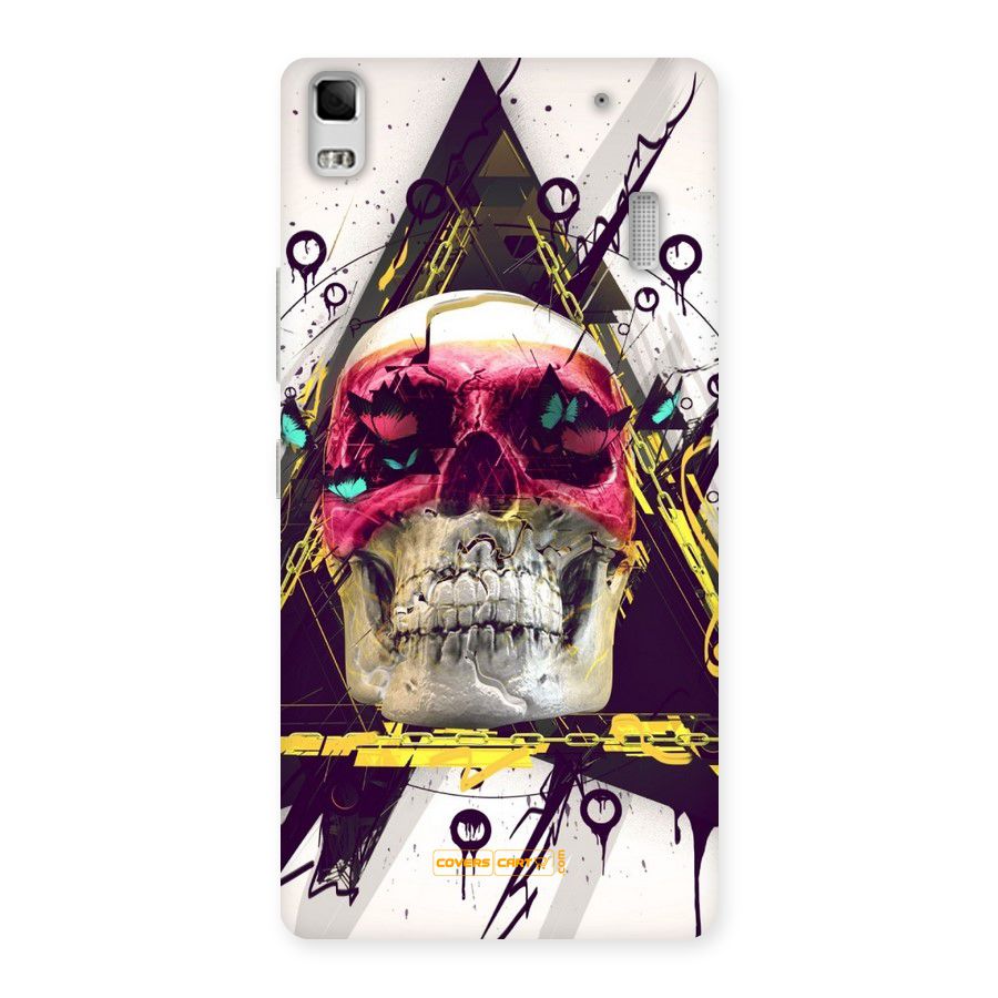 Abstract Skull Back Case for Lenovo K3 Note