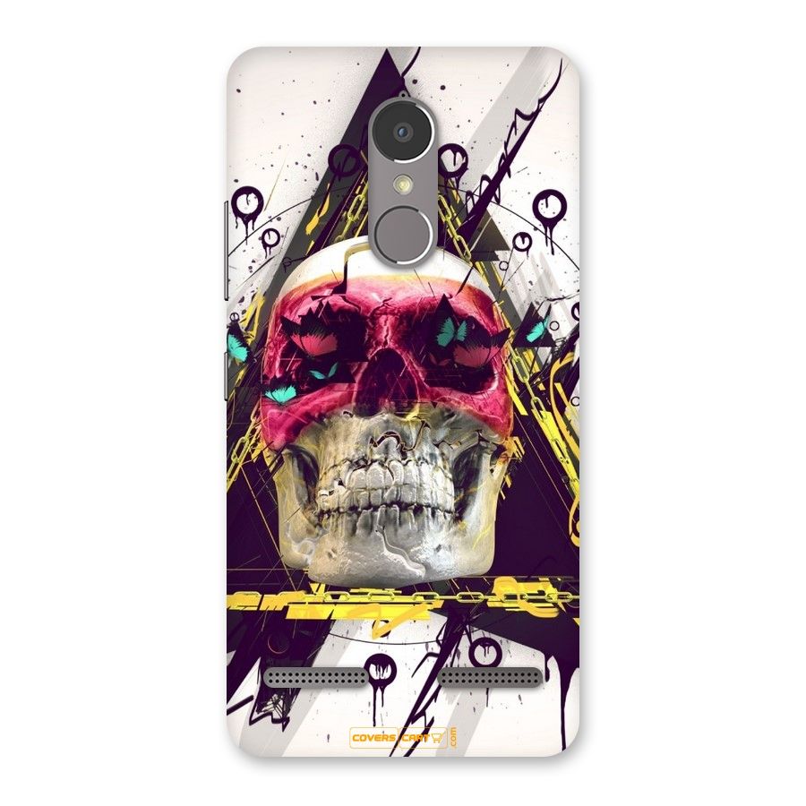 Abstract Skull Back Case for Lenovo K6