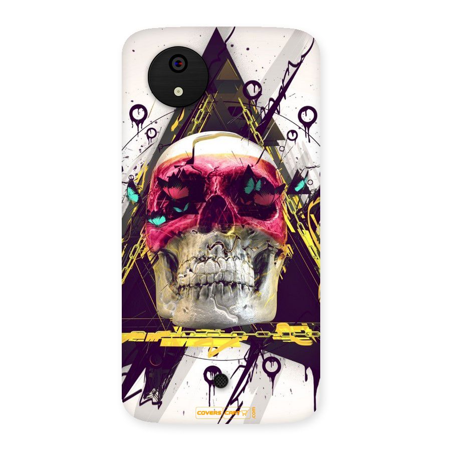 Abstract Skull Back Case for Micromax Canvas A1