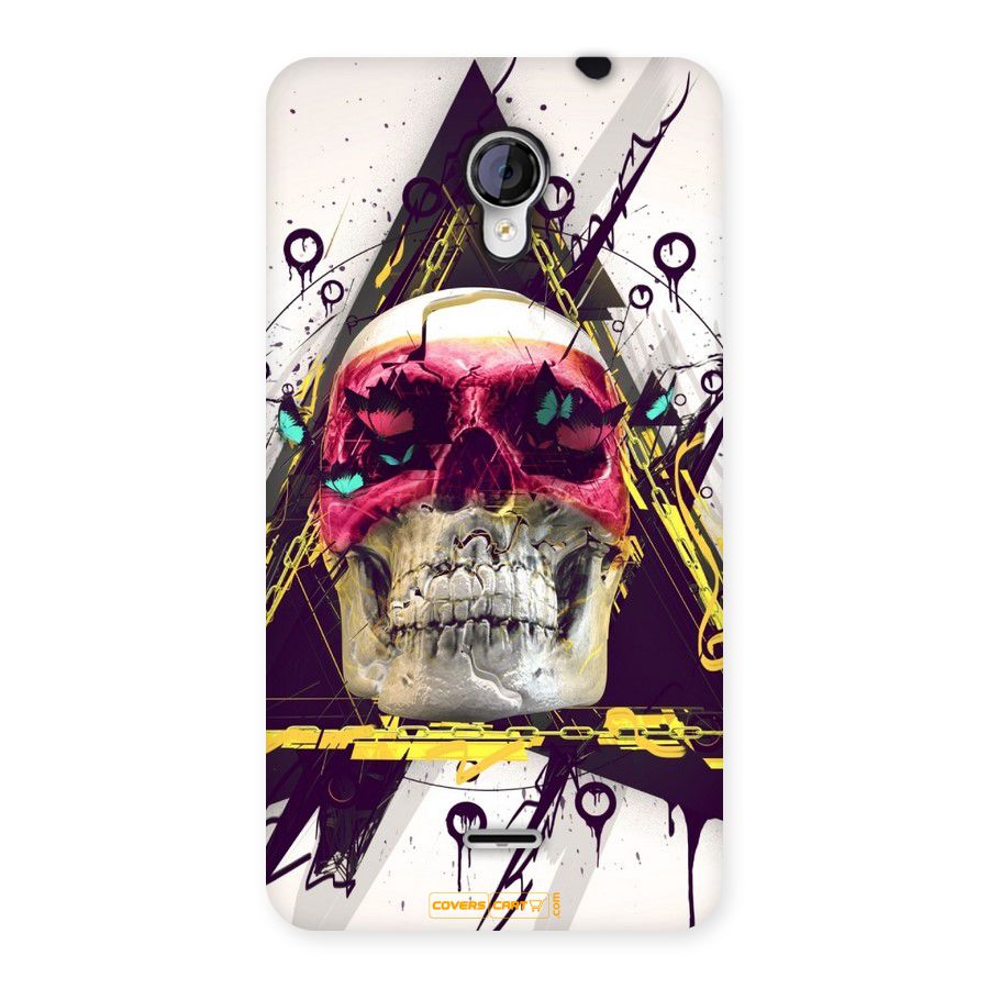 Abstract Skull Back Case for Micromax Unite 2 A106