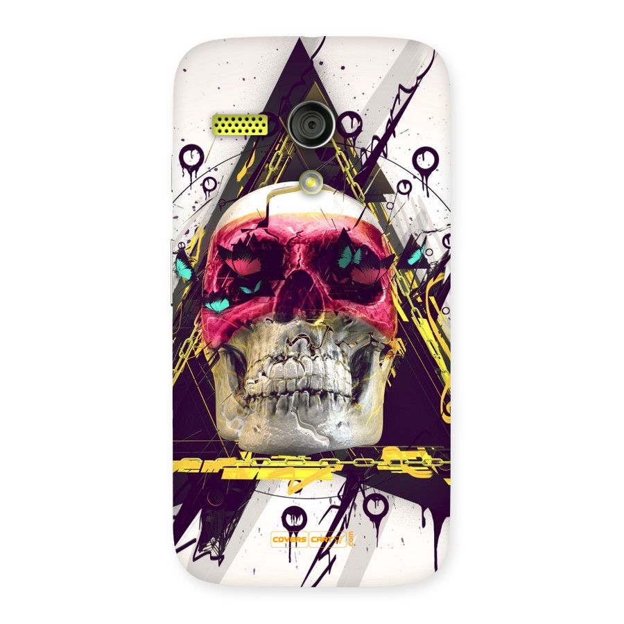 Abstract Skull Back Case for Moto G