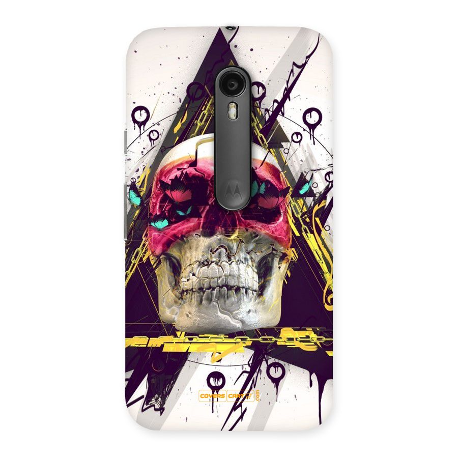Abstract Skull Back Case for Moto G Turbo