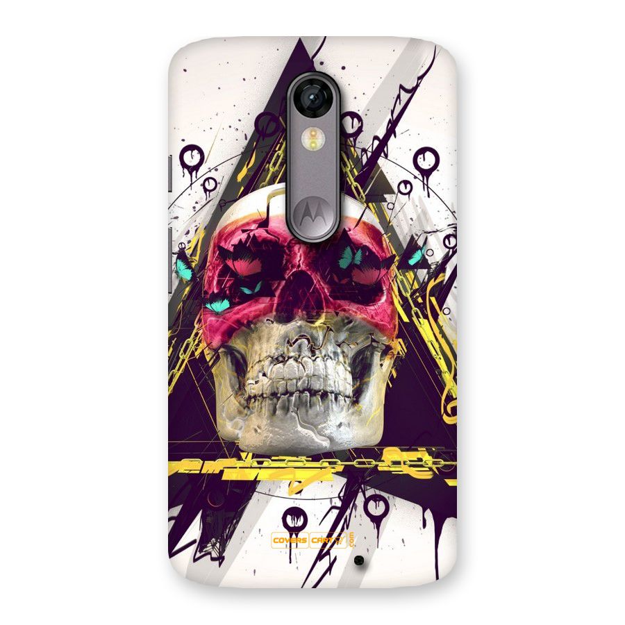 Abstract Skull Back Case for Moto X Force