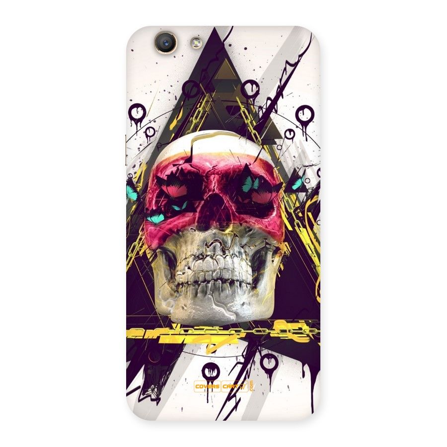 Abstract Skull Back Case for Oppo F1s