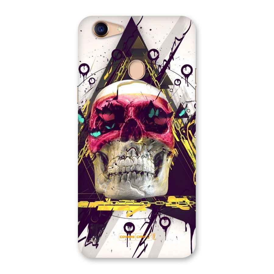 Abstract Skull Back Case for Oppo F5
