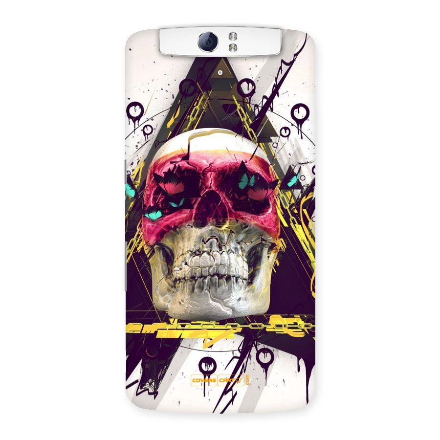 Abstract Skull Back Case for Oppo N1