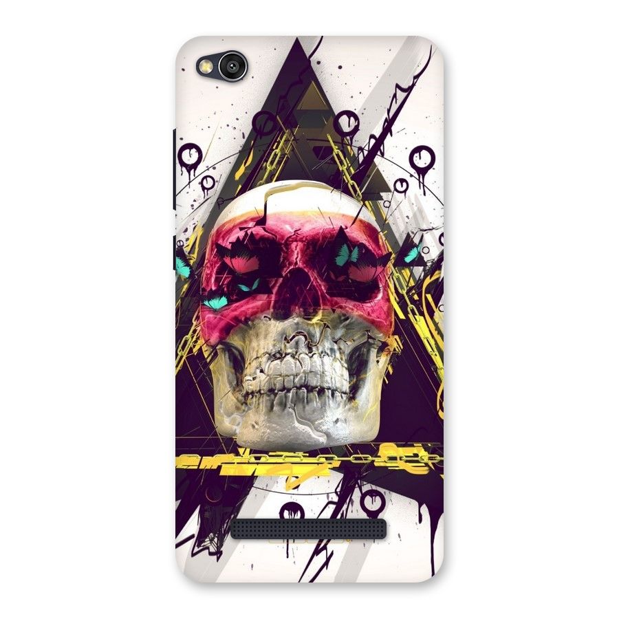 Abstract Skull Back Case for Redmi 4A