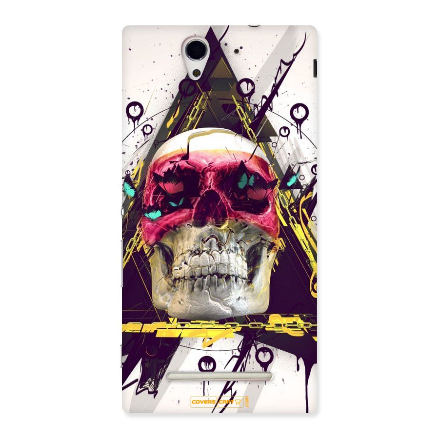 Abstract Skull Back Case for Sony Xperia C3