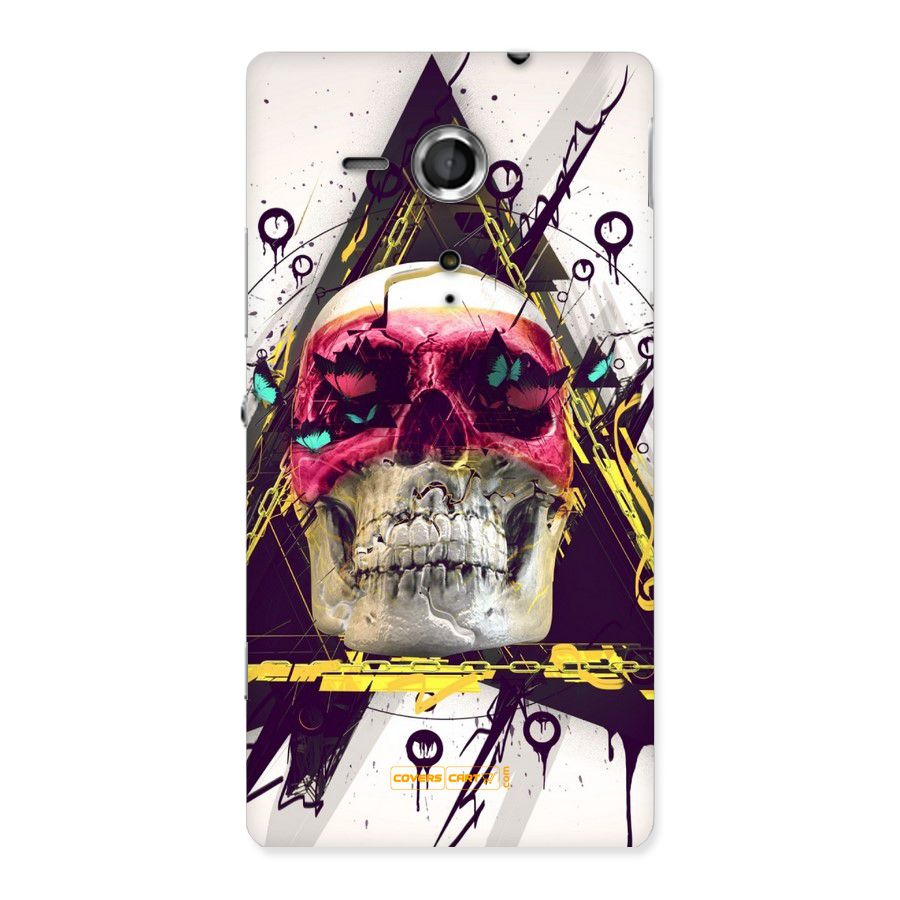 Abstract Skull Back Case for Sony Xperia SP
