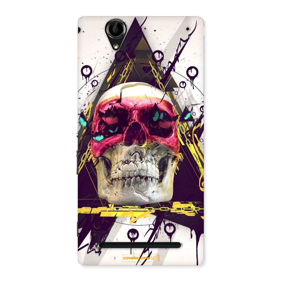 Abstract Skull Back Case for Sony Xperia T2