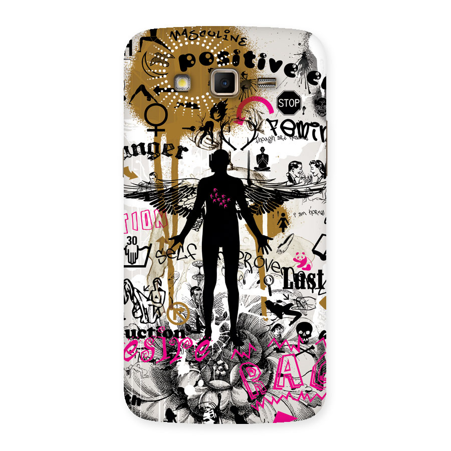 Abstract Words Silhouette Back Case for Samsung Galaxy Grand 2