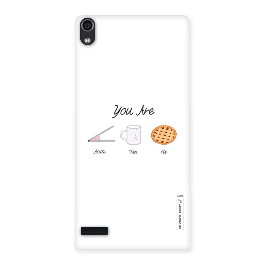 Acute Tea Pie Back Case for Ascend P6