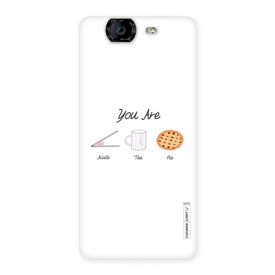 Acute Tea Pie Back Case for Canvas Knight A350