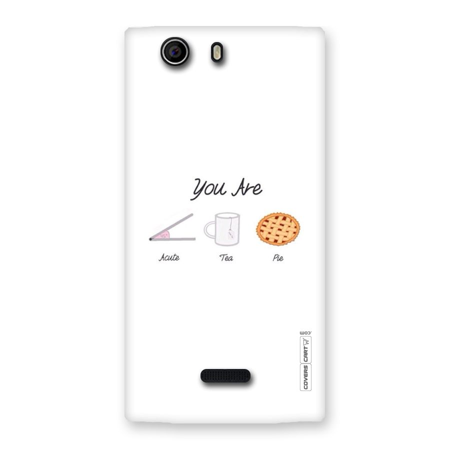 Acute Tea Pie Back Case for Canvas Nitro 2 E311