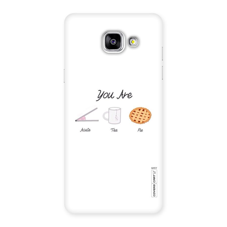 Acute Tea Pie Back Case for Galaxy A5 2016