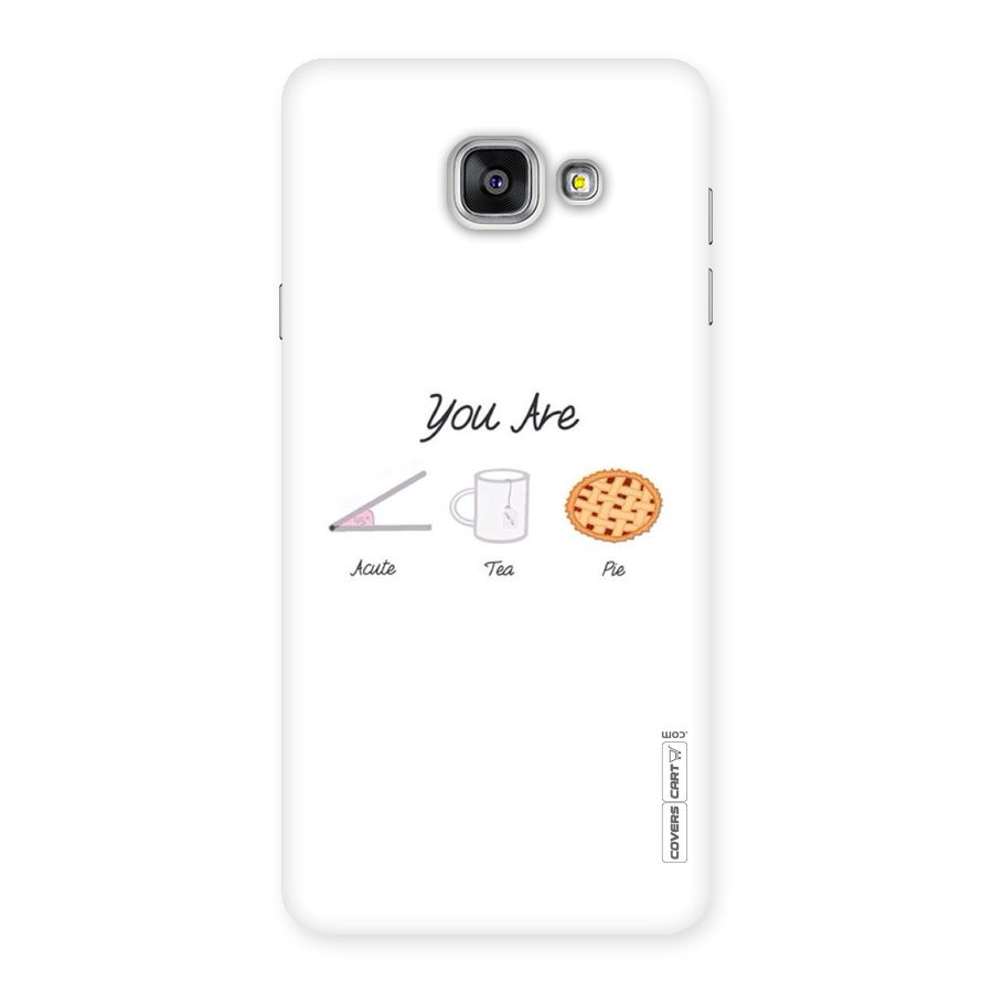 Acute Tea Pie Back Case for Galaxy A7 2016