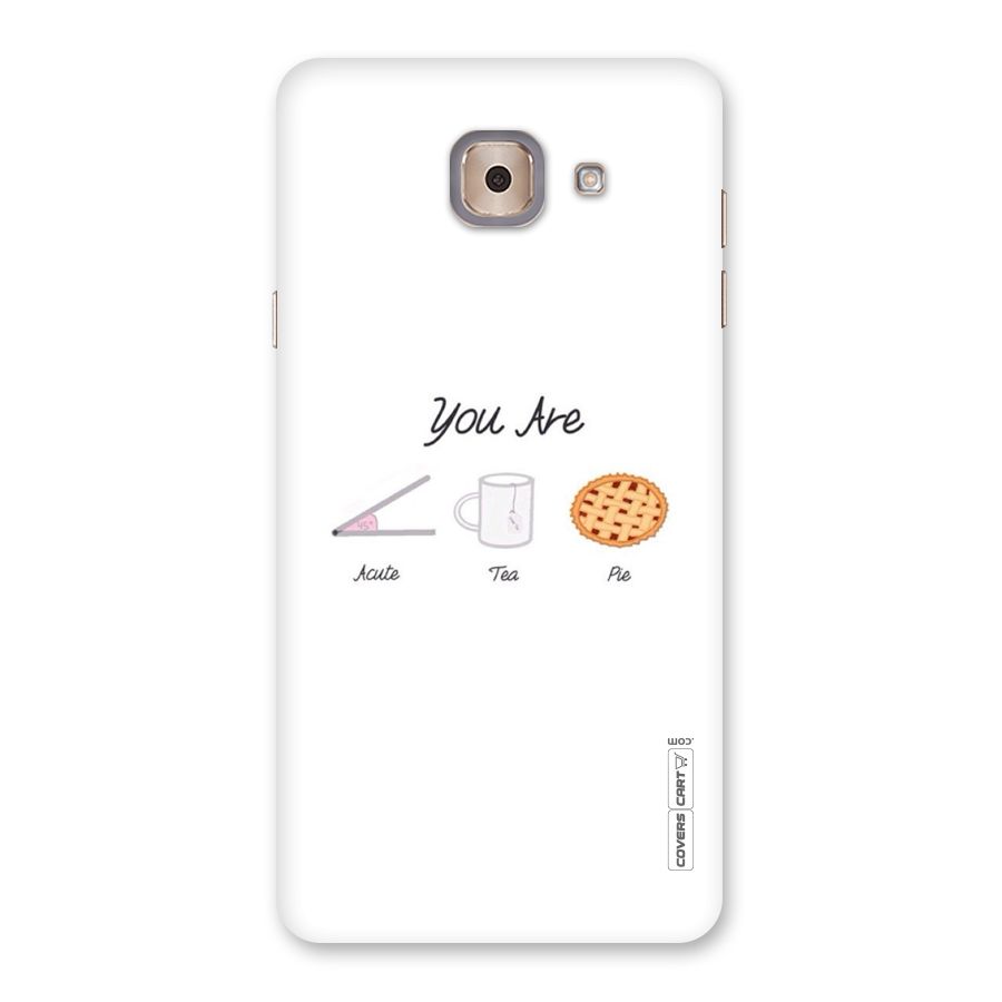 Acute Tea Pie Back Case for Galaxy J7 Max