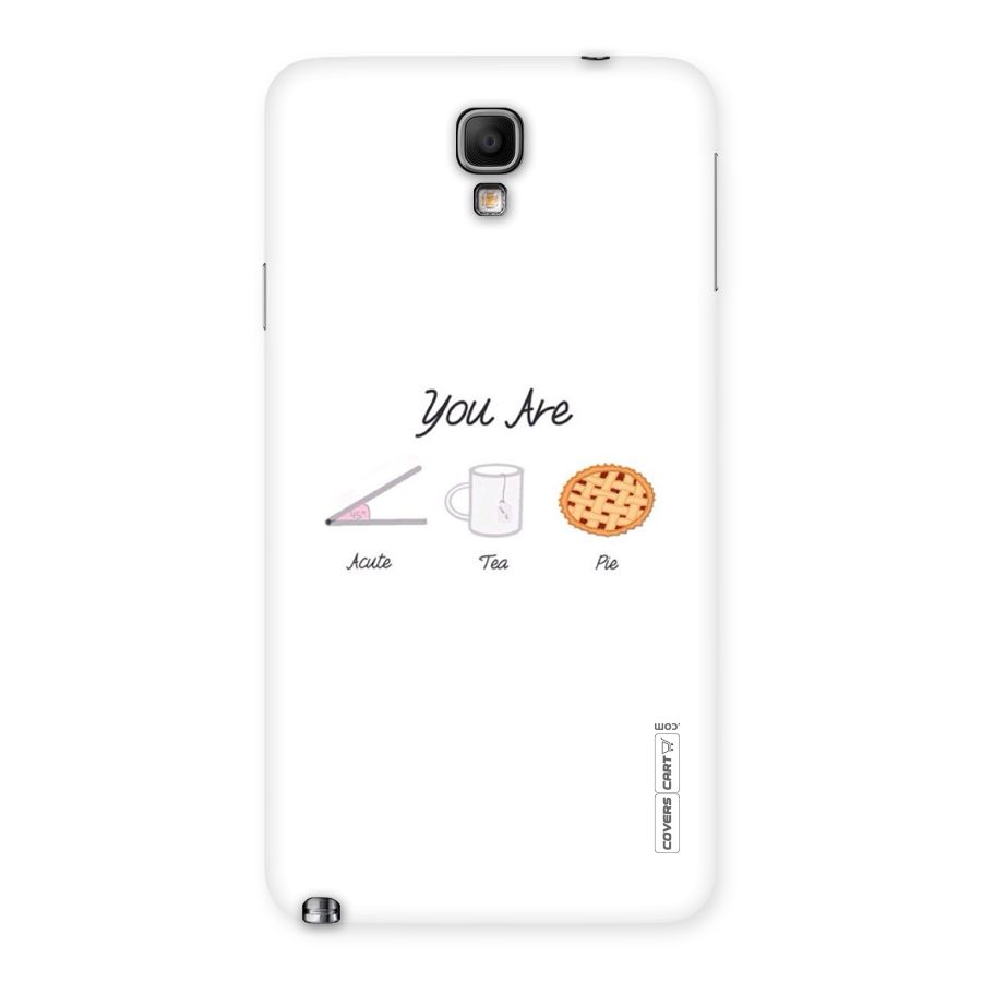 Acute Tea Pie Back Case for Galaxy Note 3 Neo