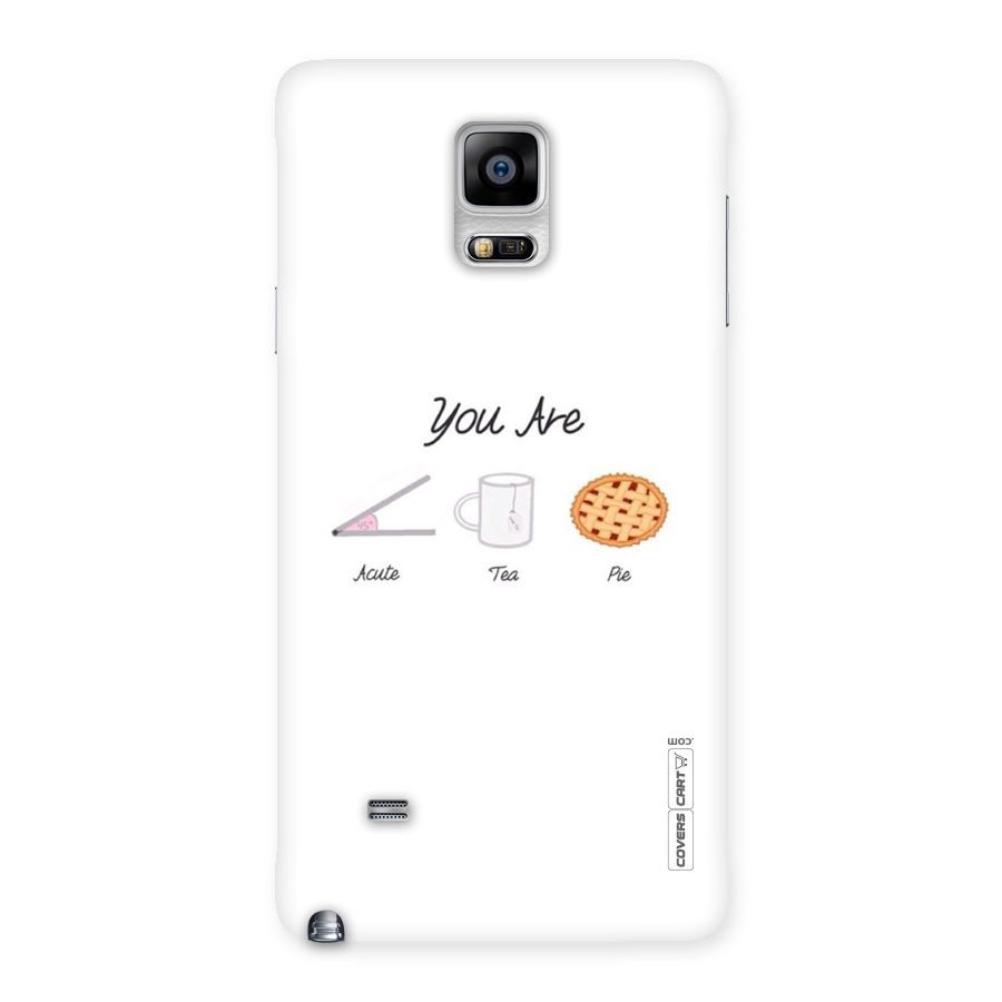 Acute Tea Pie Back Case for Galaxy Note 4