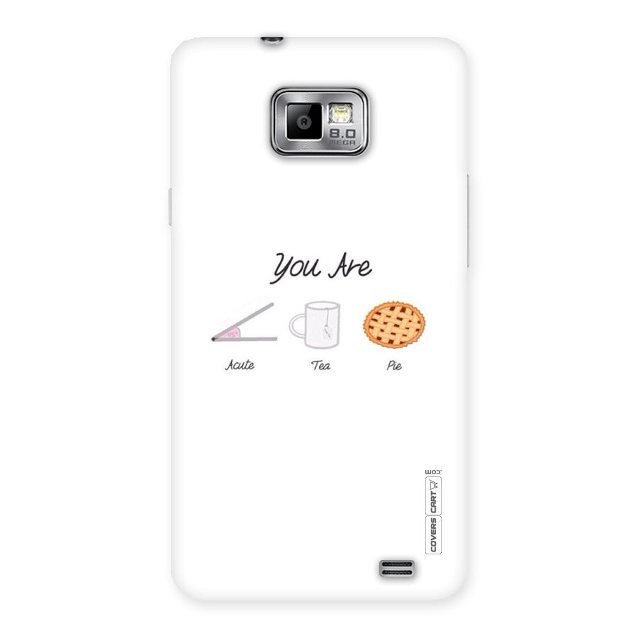 Acute Tea Pie Back Case for Galaxy S2