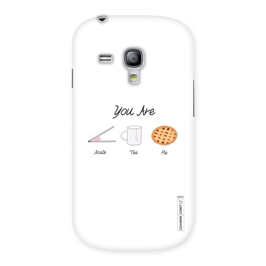 Acute Tea Pie Back Case for Galaxy S3 Mini