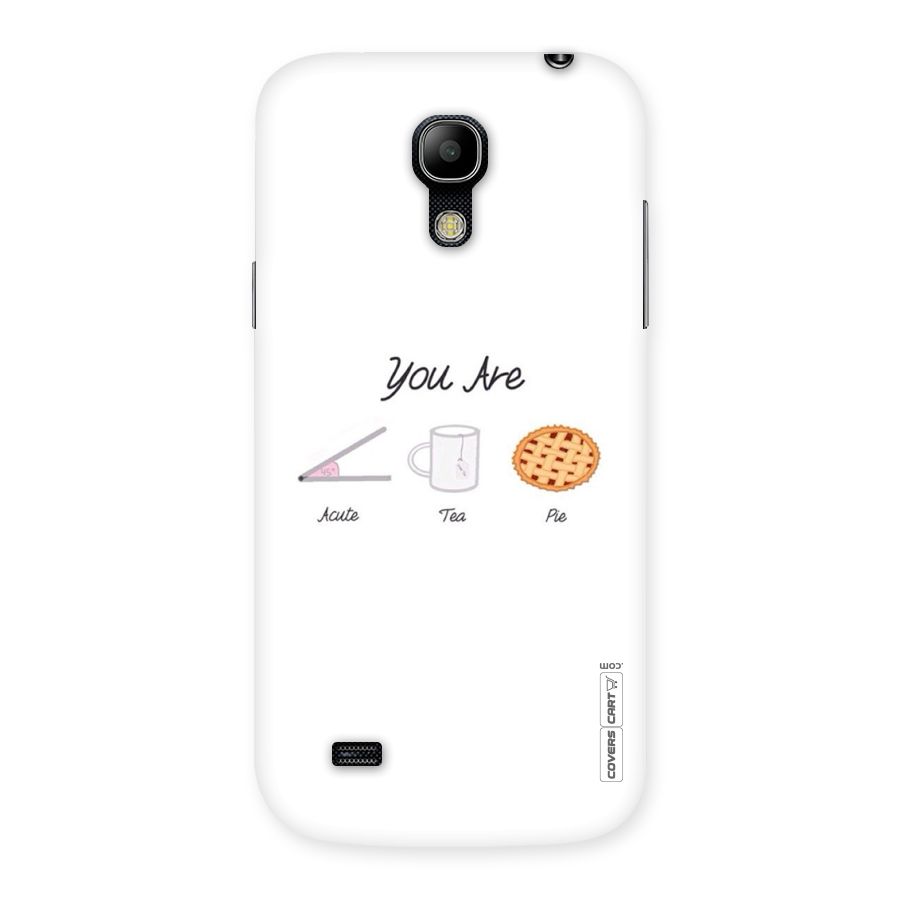 Acute Tea Pie Back Case for Galaxy S4 Mini