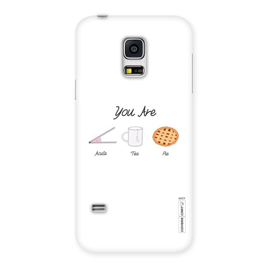 Acute Tea Pie Back Case for Galaxy S5 Mini