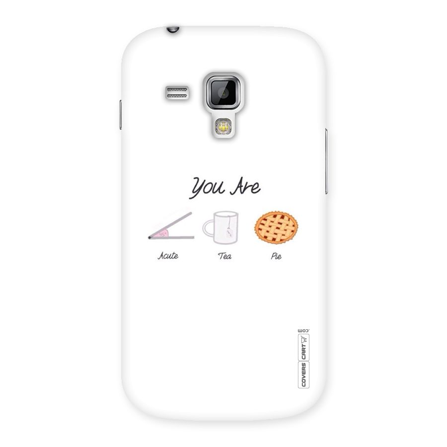 Acute Tea Pie Back Case for Galaxy S Duos