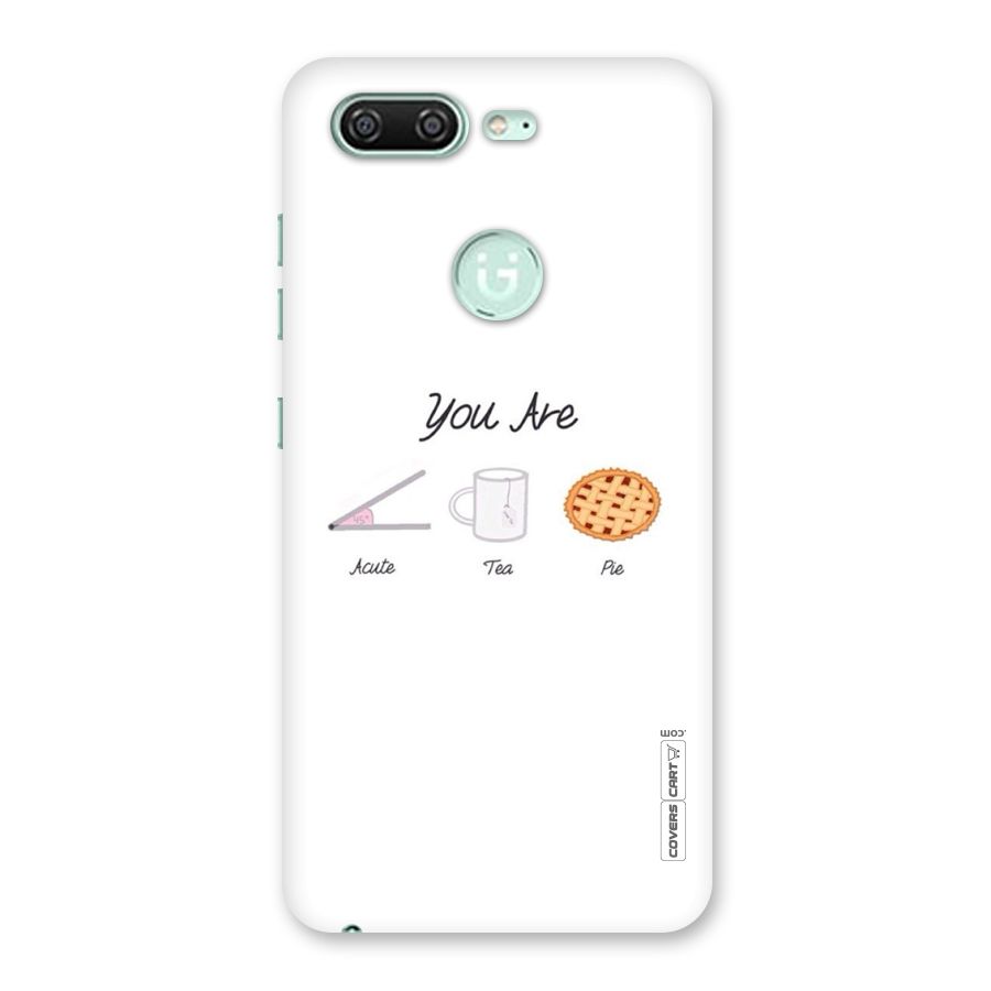 Acute Tea Pie Back Case for Gionee S10