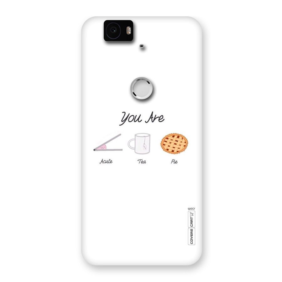 Acute Tea Pie Back Case for Google Nexus-6P