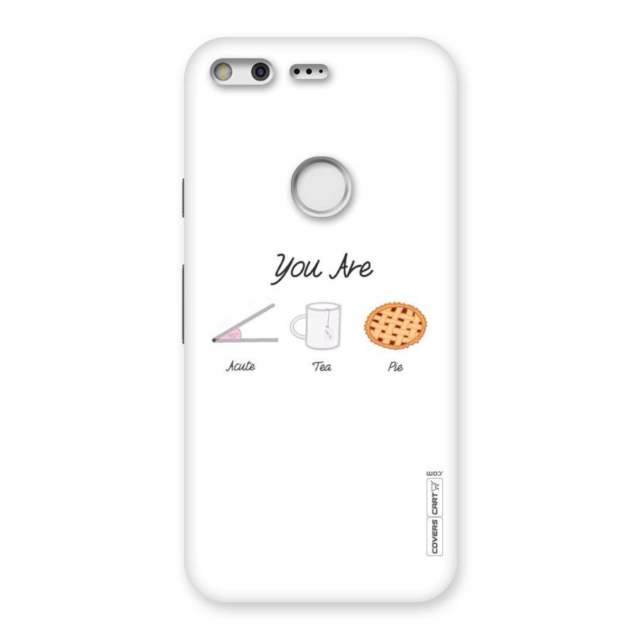 Acute Tea Pie Back Case for Google Pixel