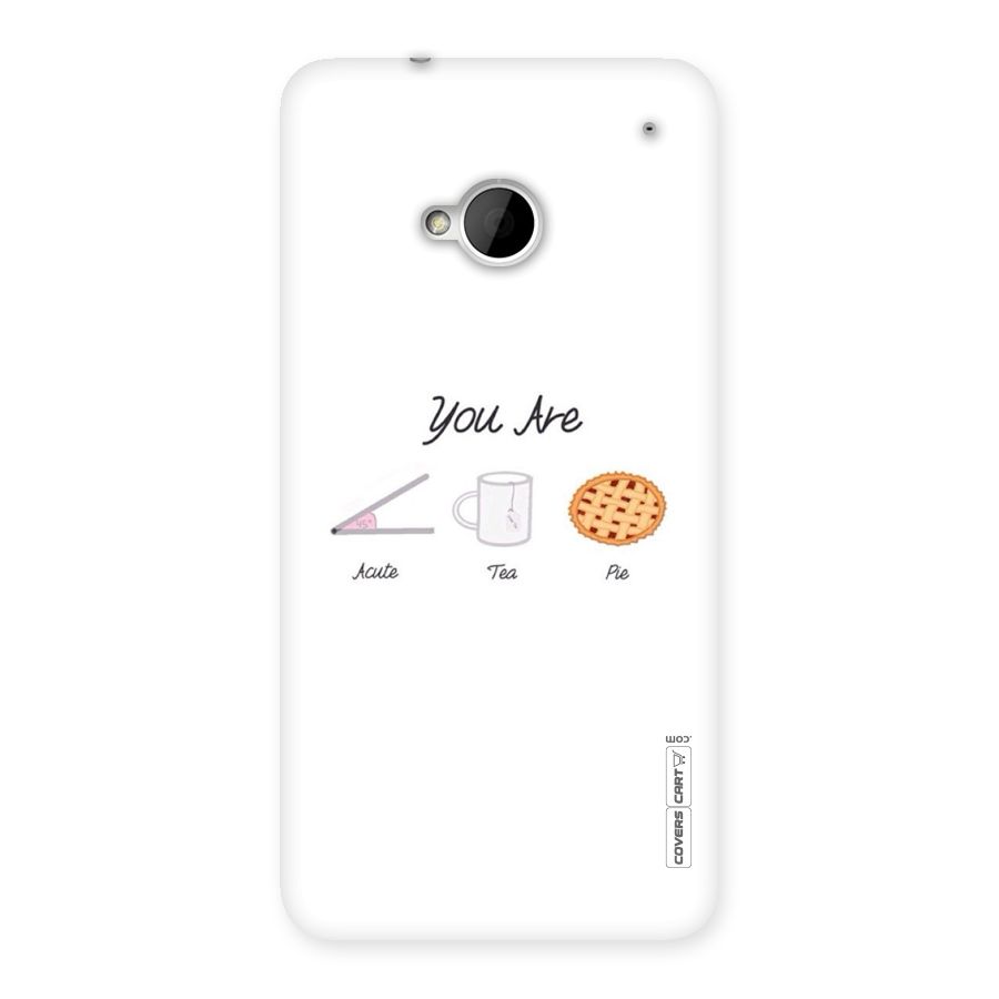 Acute Tea Pie Back Case for HTC One M7