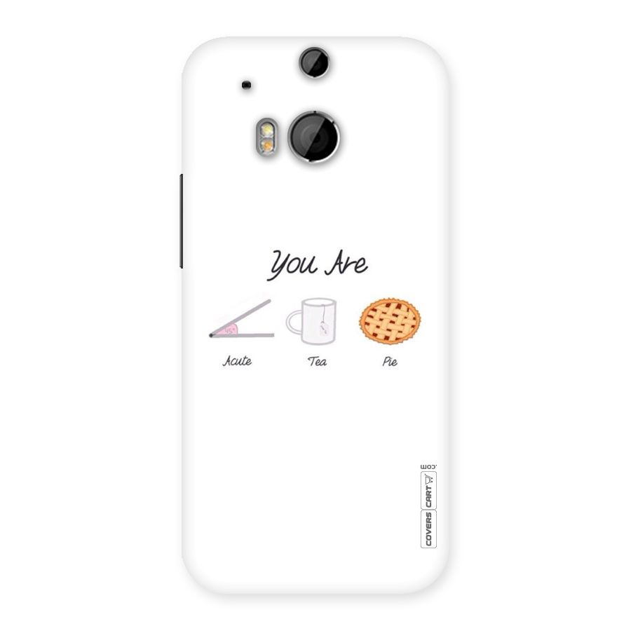 Acute Tea Pie Back Case for HTC One M8