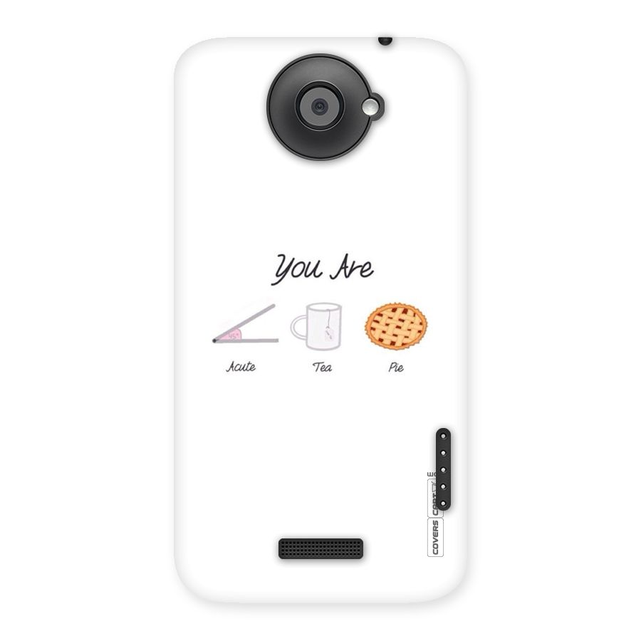 Acute Tea Pie Back Case for HTC One X