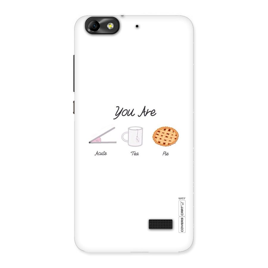 Acute Tea Pie Back Case for Honor 4C