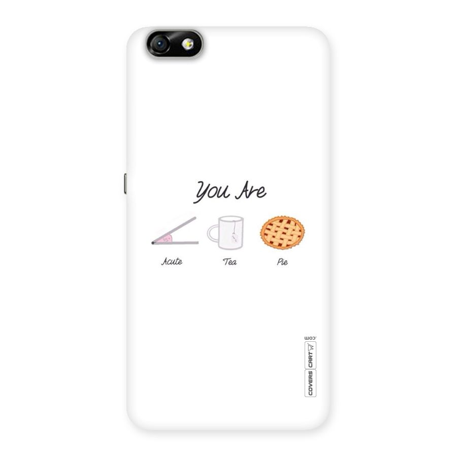 Acute Tea Pie Back Case for Honor 4X