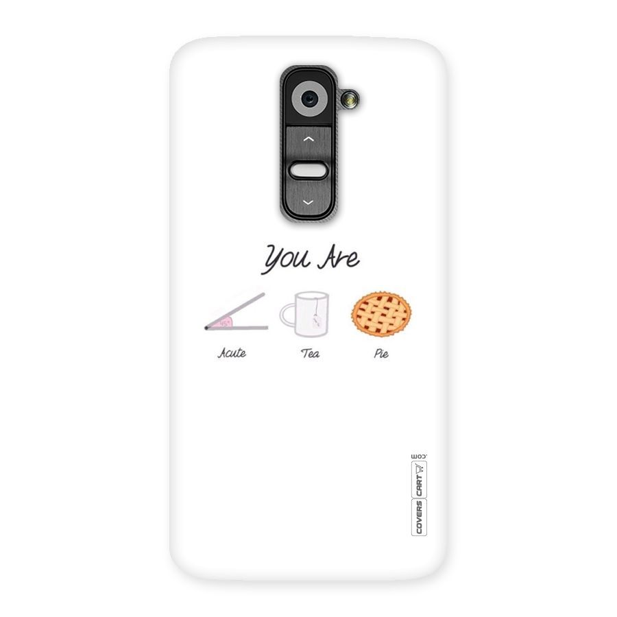 Acute Tea Pie Back Case for LG G2