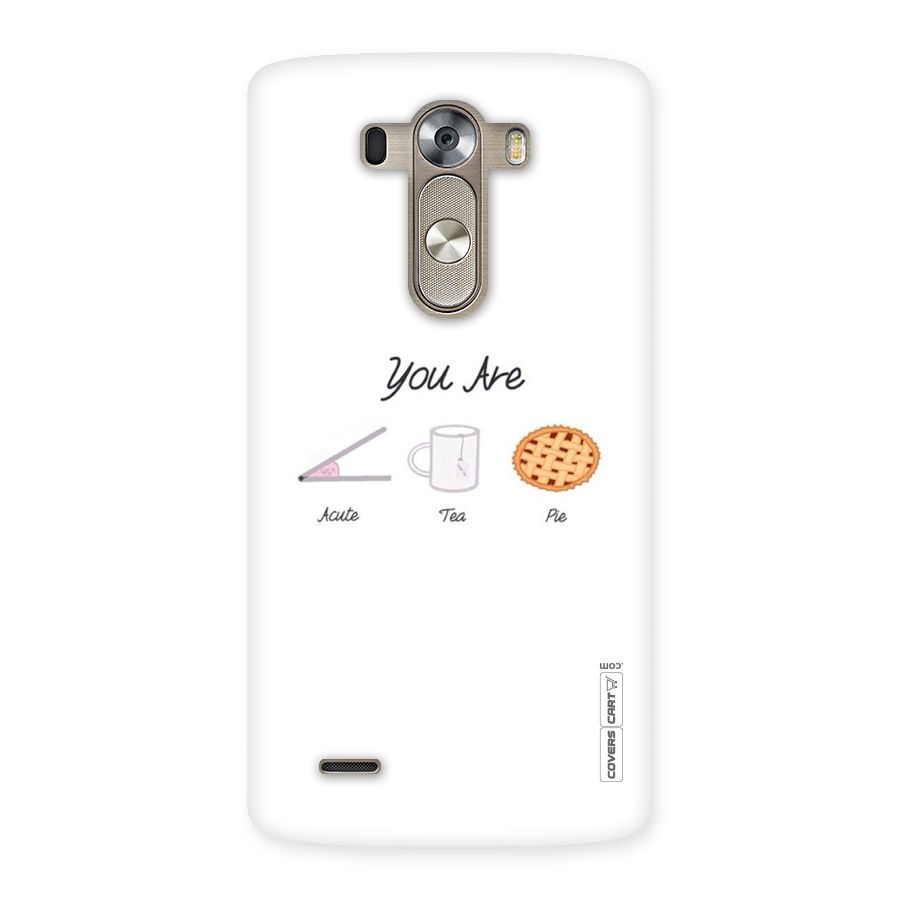 Acute Tea Pie Back Case for LG G3