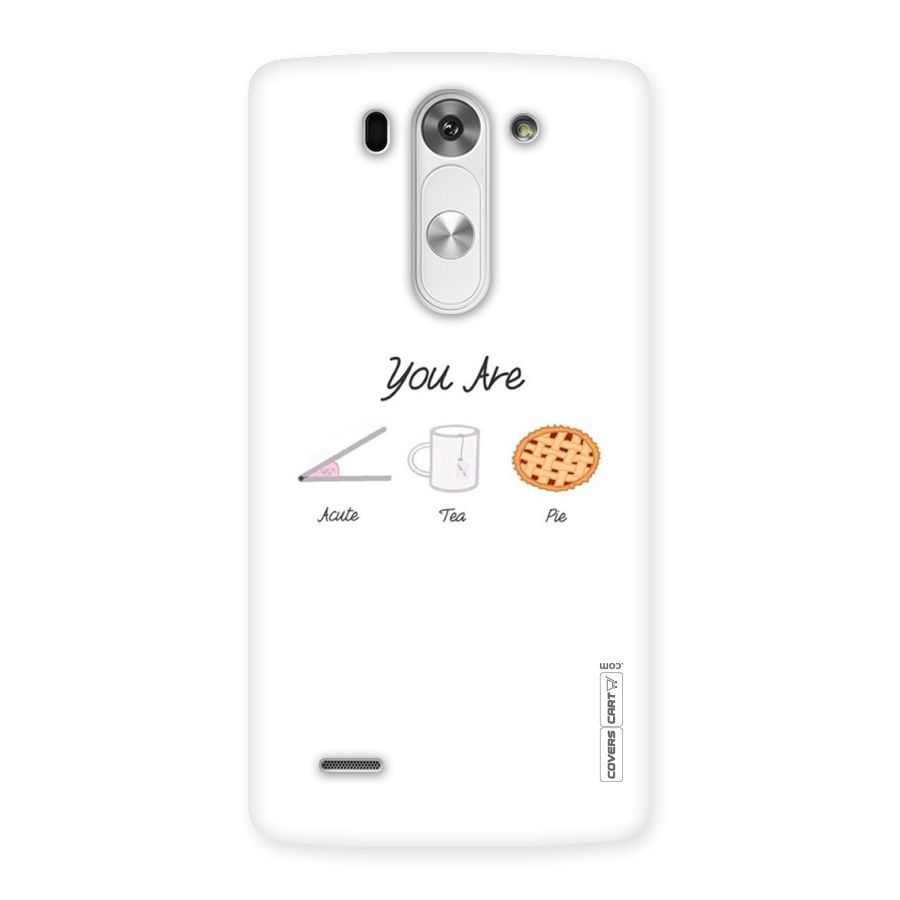 Acute Tea Pie Back Case for LG G3 Mini
