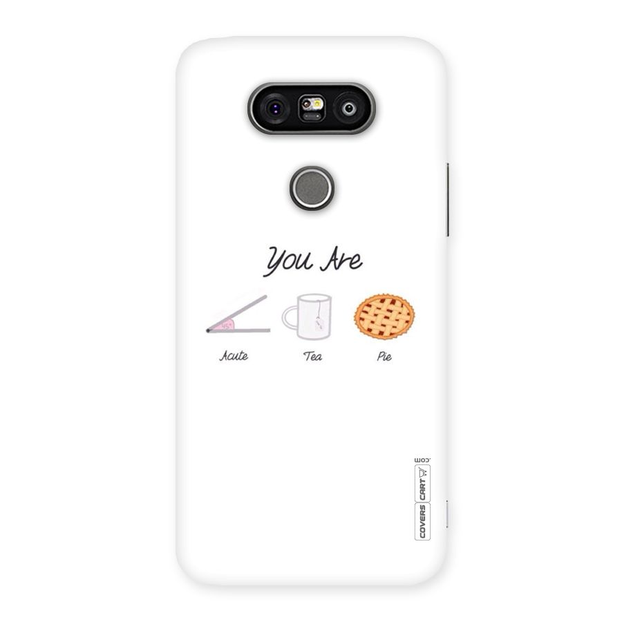 Acute Tea Pie Back Case for LG G5