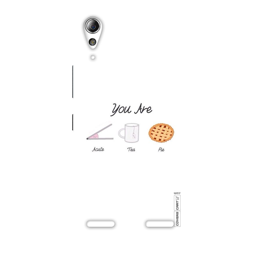 Acute Tea Pie Back Case for Lenovo A6000 Plus